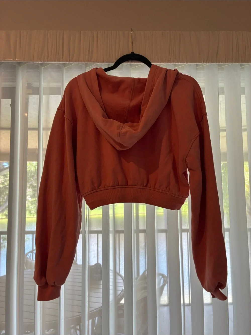 FOR LOVE AND LEMONS X VICTORIA SECRET JOSIE CROPPED HOODIE SWEATSHIRT